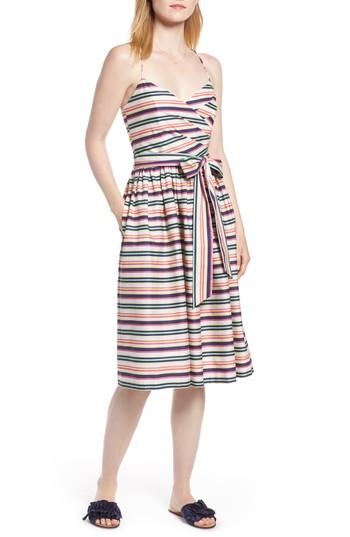 Women's 1901 Stripe Strappy Cotton Dress - Blue