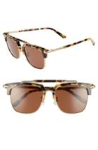 Women's Pared Cocktails & Dreams 53mm Sunglasses - Tortoise/ Matte Gold/ Brown