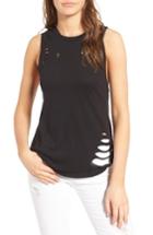 Women's Michelle By Comune Ackerly Destroyed Tank - Black