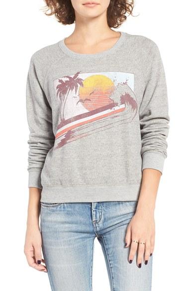 Women's Billabong Drift On The Sea Graphic Sweatshirt