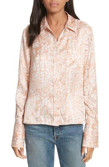 Women's Equipment Huntley Silk Blouse - Pink