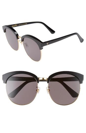 Women's Gentle Monster Deborah 60mm Retro Sunglasses - Black