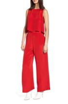 Women's Caara Urban Silky Top & Pants - Red