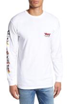 Men's Vans Mickey's 90th Long Sleeve T-shirt, Size - White