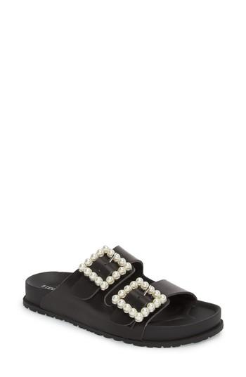 Women's Steve Madden Nora Slide Sandal M - Black