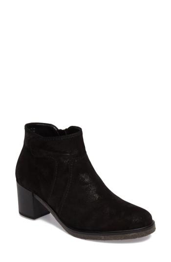Women's Gabor Block Heel Bootie .5 M - Black