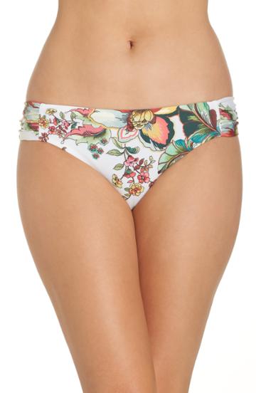 Women's Becca Emma Reversible Bikini Bottoms - White