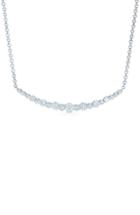 Women's Kwiat Starry Night Curved Bar Diamond Necklace