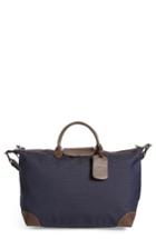 Longchamp Boxford Canvas & Leather Travel Bag - Blue