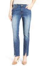 Women's Parker Smith Vented Seam Straight Leg Jeans - Blue