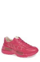 Men's Gucci Rhyton Sneaker Us / 7uk - Pink