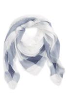 Women's David & Young Plaid Square Scarf