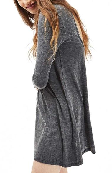 Women's Topshop Open Back Tunic Dress