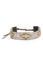 Women's Chan Luu Pyrite Mix Adjustable Bracelet