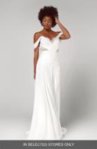 Women's Fame & Partners The Fitzgerald Cold Shoulder Gown (similar To 16w-18w) - White