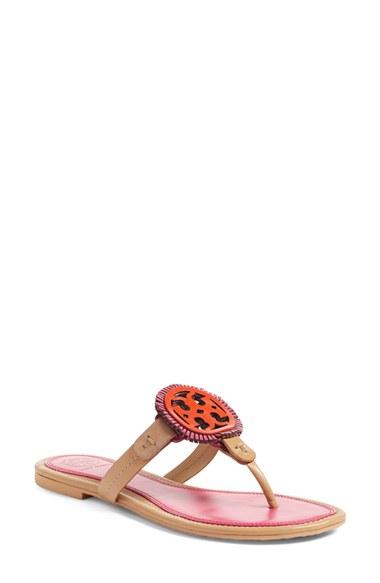 Women's Tory Burch Miller Sandal .5 M - Pink