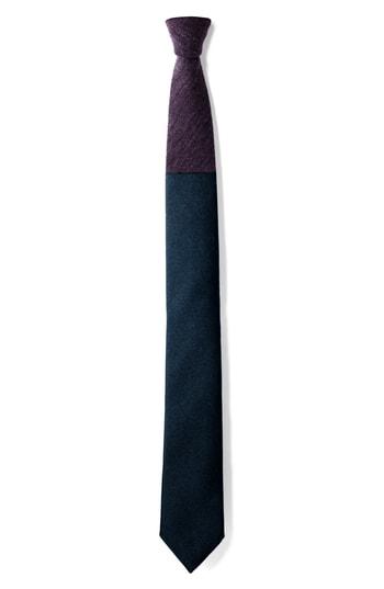 Men's Title Of Work Two-tone Silk & Wool Tie, Size - Purple