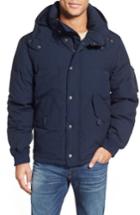 Men's Schott Nyc Hooded Down Jacket - Blue