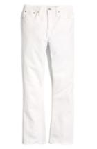 Women's Madewell Cali Raw Edge Demi Boot Jeans - White
