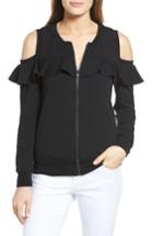 Women's Pleione Cold Shoulder Zip Front Sweatshirt