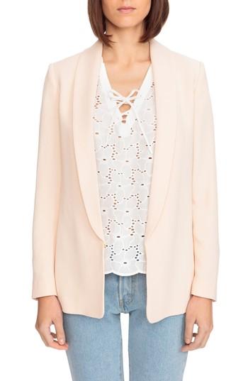 Women's Sezane Sarina Blazer Us / 34 Fr - Beige