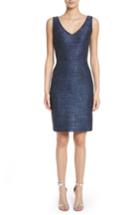 Women's St. John Collection Sparkle Knit Sheath Dress - Blue