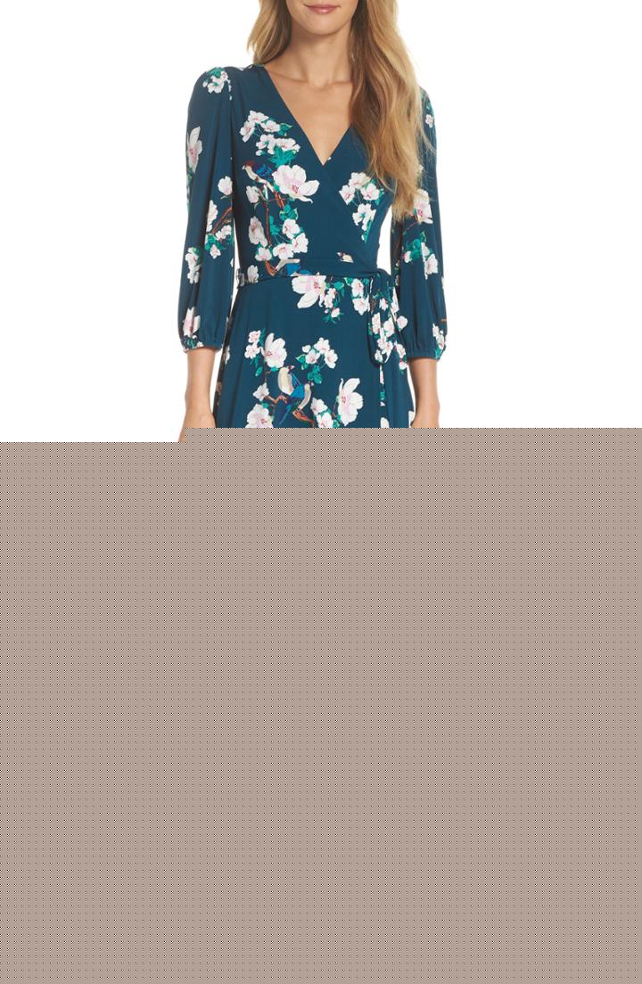 Women's Mac Duggal Strapless Metallic Floral Jacquard Fit & Flare Dress