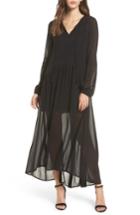 Women's Astr The Label Sarah Midi Dress - Black