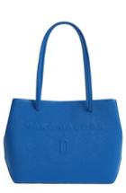 Marc Jacobs Mini Leather Logo Shopper Tote - Blue
