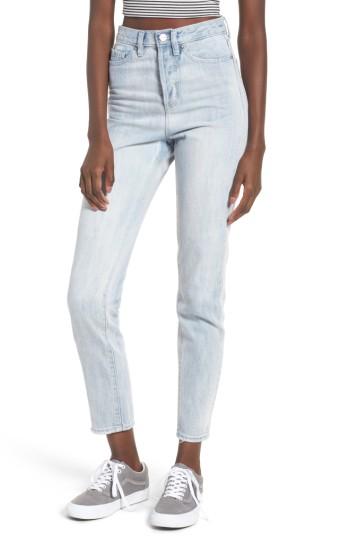 Women's Obey Sundays High Waist Slim Ankle Jeans - Blue