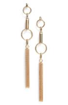 Women's Nordstrom Circle Fringe Drop Earrings