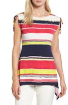 Women's Chaus Tropical Stripe Top