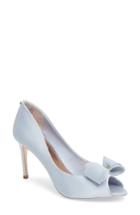 Women's Ted Baker London Alifair Open Toe Pump M - Blue