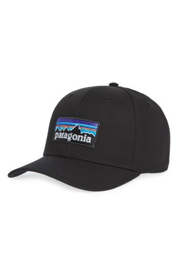 Men's Patagonia P-6 Roger That Baseball Cap - Black
