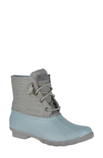 Women's Sperry Saltwater Abyss Waterproof Boot M - Grey