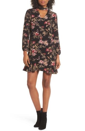 Women's Fraiche By J Choker Trapeze Dress - Red
