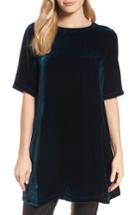 Women's Eileen Fisher Velvet Tunic - Blue