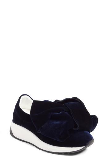 Women's Joshua Sanders Knotted Slip-on Sneaker .5us / 40eu - Blue