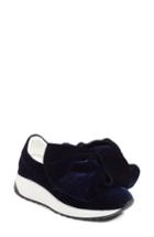 Women's Joshua Sanders Knotted Slip-on Sneaker .5us / 40eu - Blue