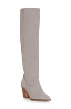 Women's Lucky Brand Azoola Knee High Boot .5 M - Grey