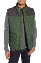 Men's Vince Camuto Quilted Vest, Size - Green