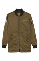 Men's Civil Society Gordan Waterproof Bomber Jacket, Size - Green