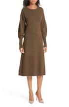 Women's Nordstrom Signature Cashmere Blend Sweater Dress - Green