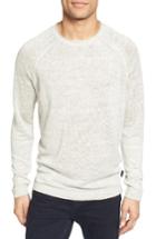 Men's Ted Baker London Lyndon Linen Blend Sweater (s) - Grey