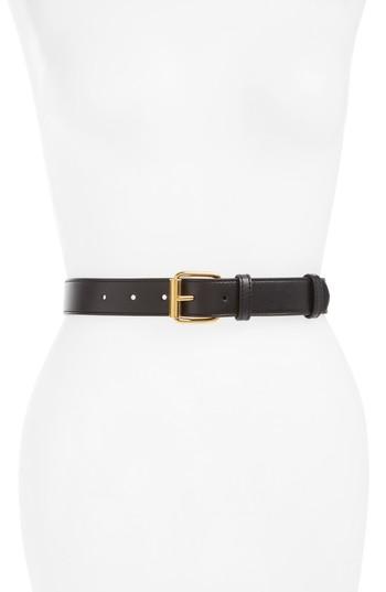 Women's Stella Mccartney Eco Alter Nappa Belt - Black