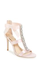 Women's Jewel Badgley Mischka Henderson Embellished Bow Sandal M - Pink