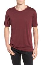 Men's Rag & Bone Slim Fit Reversible T-shirt, Size - Burgundy