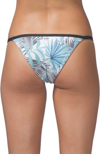 Women's Rip Curl Desert Palm Reversible Banded Bikini Bottoms - White