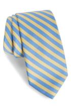 Men's Southern Tide Striped Cotton & Silk Tie, Size - Yellow