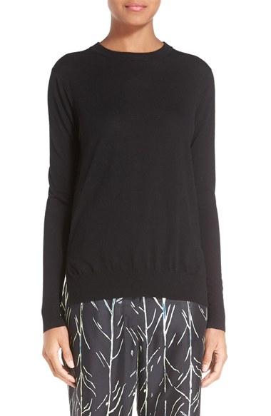 Women's Proenza Schouler Superfine Merino Wool Sweater - Black